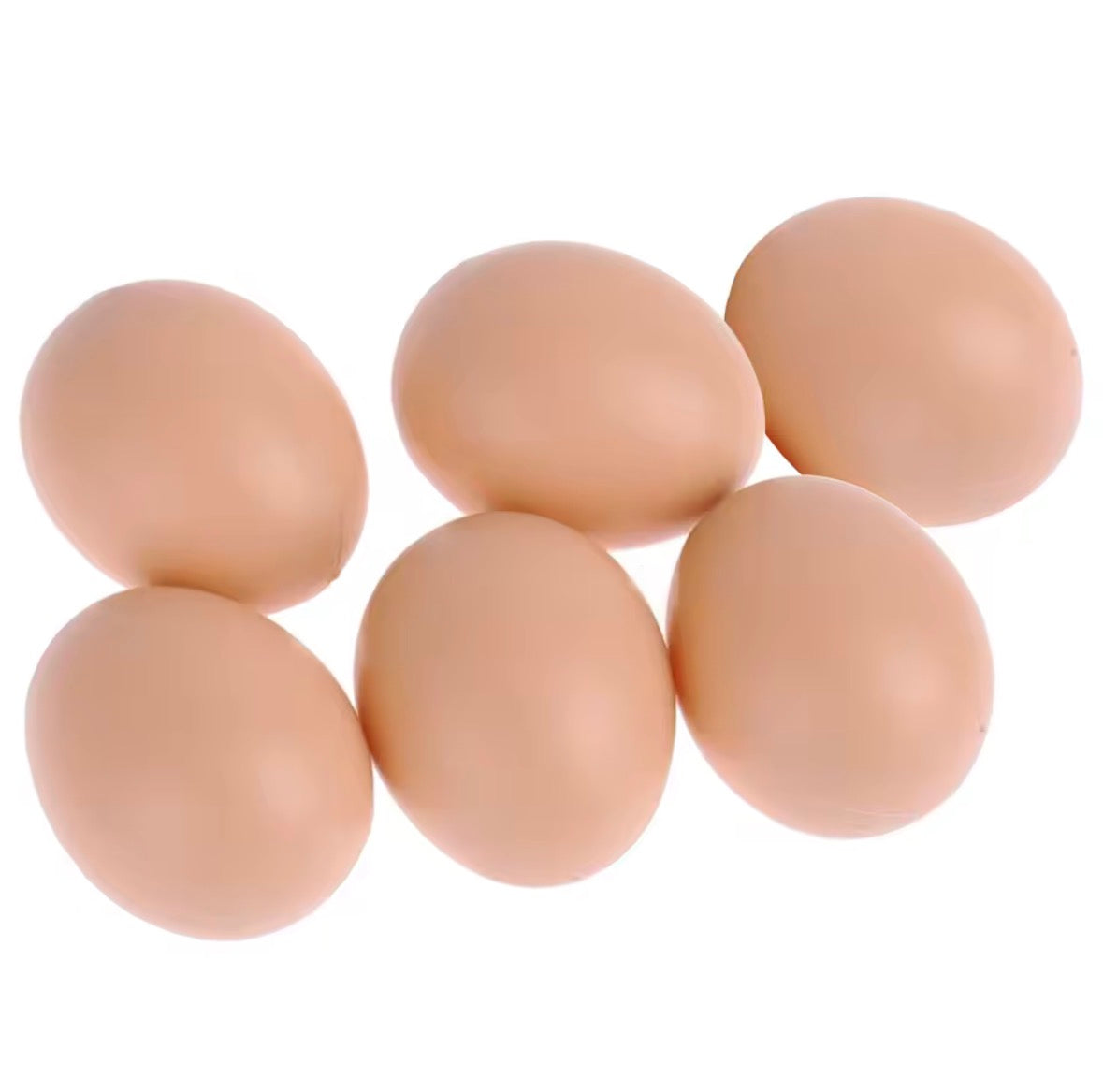Huevos Falsos para Gallinas Pack 6 | Estimulación de Postura uso en Nidos